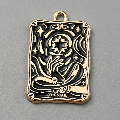 Alloy Enamel Pendants ENAM-WH0064-24J-1