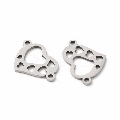 Non-Tarnish 201 Stainless Steel Connector Charms STAS-K251-085P-1