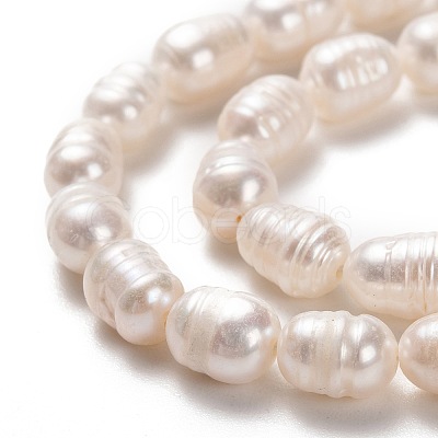 Natural Cultured Freshwater Pearl Beads Strands PEAR-L033-64-01-1