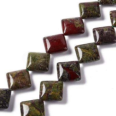 Natural Dragon Blood Beads Strands G-L254-14-1