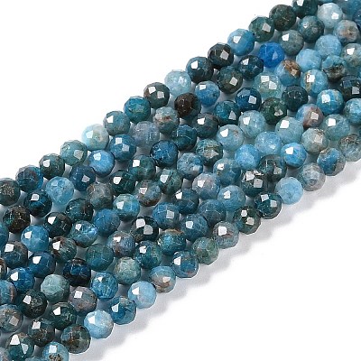 Natural Apatite Beads Strands G-N342-34-1