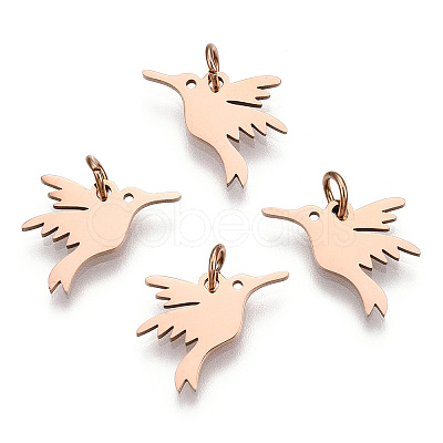 304 Stainless Steel Charms STAS-S105-T522R-1