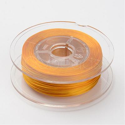 Japanese Eco-Friendly Dyed Flat Elastic Crystal String EW-F005-0.6mm-04-1