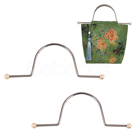 Semi Circle Iron Bag Handles FIND-WH0117-95-1