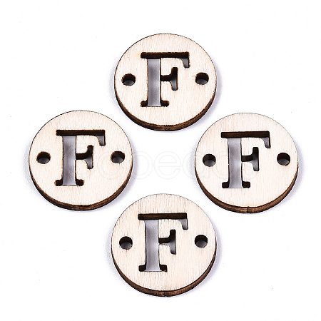 Unfinished Natural Poplar Wood Links Connectors WOOD-S045-140A-01F-1