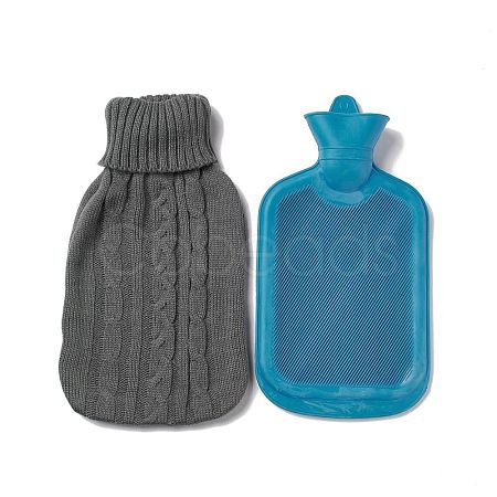 Random Color Rubber Hot Water Bag AJEW-B018-01C-1