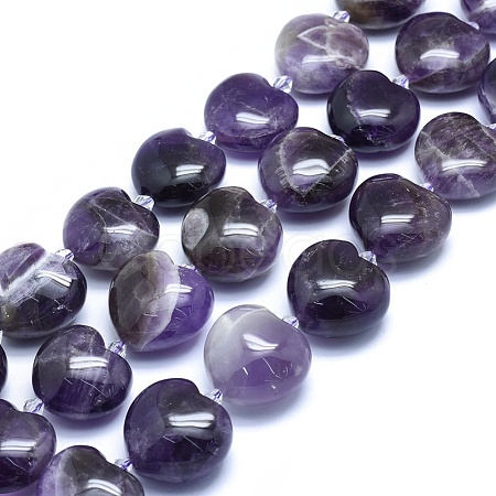 Natural Amethyst Beads Strands G-E530-20B-1
