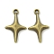 Tibetan Style Alloy Pendants, Lead Free & Cadmium Free, Star, Antique Bronze, 19x11.5x3mm, Hole: 1.5mm, about 1351pcs/1000g