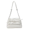 Women's Bowknot Imitation Leather Crossbody Bag, Shoulder Bag, White, 31x22x9cm