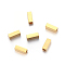 201 Stainless Steel Beads, Rectangle, Golden, 8x3x3mm, Hole: 2mm