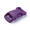 Plastic Adjustable Quick Side Release Buckles, for Luggage Straps Backpack Repairing, Rectangle, Purple, 29x15mm, Hole: 10mm