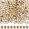 SUNNYCLUE 200Pcs PVD Vacuum Plating 304 Stainless Steel Spacer Beads, Round, Golden, 4x3mm, Hole: 2mm