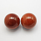 Synthetic Goldstone Decorations, for Finger Health, Round, Chocolate, 40mm