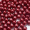Eco-Friendly Dyed Glass Pearl Round Beads HY-BC0001-8mm-RB038-3