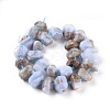 Natural Blue Lace Agate Beads Strands G-F653-11-2