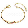 SHEGRACE Charming Gold Plated Brass Link Bracelet JB72A-1