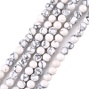 Synthetic Howlite Beads Strands X-G-E110-4mm-5-5