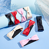   4 Pairs 4 Colors PU Leather Bowknot Shoelace Bands FIND-PH0007-47-5