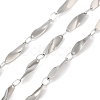 304 Stainless Steel Twist Oval Link Chains CHS-K017-02P-1