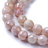 Electroplate Natural Sunstone Beads Strands G-F627-03-C01-3