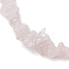 Natural Rose Quartz Anklets AJEW-AN00592-10-3