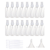 80ml Transparent PET Plastic Perfume Spray Bottle Sets MRMJ-BC0001-57-1