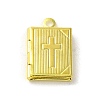 Rack Plating Brass Lcoket Pendants KK-C053-03G-1