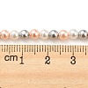 Electroplated Shell Pearl Beads Strands SHEL-F008-03A-04-4