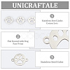 Unicraftale 16Pcs 201 Stainless Steel Links Connectors STAS-UN0056-52-4