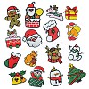 Christmas Theme Computerized Embroidery Cloth Self Adhesive Patches XMAS-PW0001-095S-2