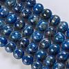 Natural Lapis Lazuli Beads Strands G-K254-01-6mm-2