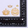 12Pcs 6 Style Ion Plating(IP) 304 & 201 Stainless Steel Charms STAS-SZ0002-52-8