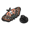 Halloween Theme Moth Enamel Pin JEWB-E023-01EB-03-3