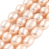 Natural Cultured Freshwater Pearl Beads Strands PEAR-P062-12E-1