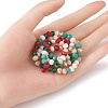 Christmas Theme Glass Beads Strands GLAA-YW0001-82A-5