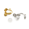 Brass Clip on Earring Findings DIY-TA0002-22-3