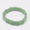 Natural Aventurine Beads Stretch Bracelets X-BJEW-E289-G02-2