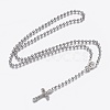 304 Stainless Steel Necklaces NJEW-L167-13-P-1