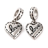 304 Stainless Steel Enamel European Dangle Charms STAS-B070-03P-1