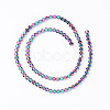 Non-Magnetic Synthetic Hematite Beads Strands X-G-D800-12F-2