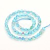Round Synthetic Moonstone Beads Strands G-M210-6mm-10-2