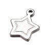 Tarnish Resistant 201 Stainless Steel Charms X-STAS-D429-45-1