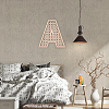 Hollow Wooden 3D Letter Wall Stickers HJEW-WH0043-57A-6