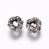 Alloy Rhinestone Spacer Beads RB-E534-01AS-1