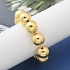 Brass Beaded Sretch Bracelets for Women BJEW-G736-13G-4