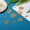 12Pcs 6 Style Ion Plating(IP) 304 & 201 Stainless Steel Charms STAS-SZ0002-52-3