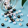Cheriswelry 600Pcs 2 Style Opaque Acrylic Beads PACR-CW0001-04-5
