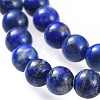 Natural Lapis Lazuli Bead Strands X-G-G953-01-6mm-3