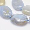 Natural Blue Lace Agate Beads Strands G-K202-14B-3