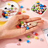  200Pcs 10 Colors Opaque Acrylic Beads OACR-TA0001-42-14
